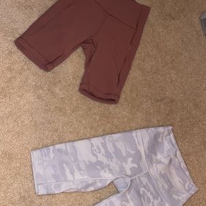 COPY - LuluLemon Spiced Chai 6 inch Biker Shorts